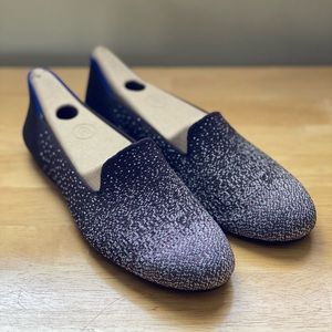 EUC Rothy’s Midnight Metallic Ombré Loafers size 8